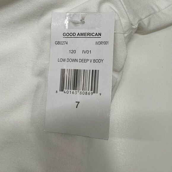 NWT Good American Deep V Long sleeve Bodysuit size 4X - Picture 10 of 12